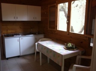 Zona Pranzo Viola Chalet Club Residence Rodi Gargano